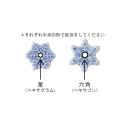 画像2: 雪の結晶　星　ＰＢ（ペールブルー）