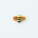 画像: 帯留め　ミツバチ
