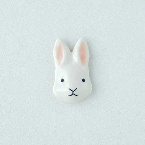 画像1: 帯留め　ウサギ (1)